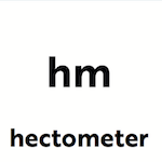flexmaat 3 lengte afbeelding grootheid hectometer thumbnail